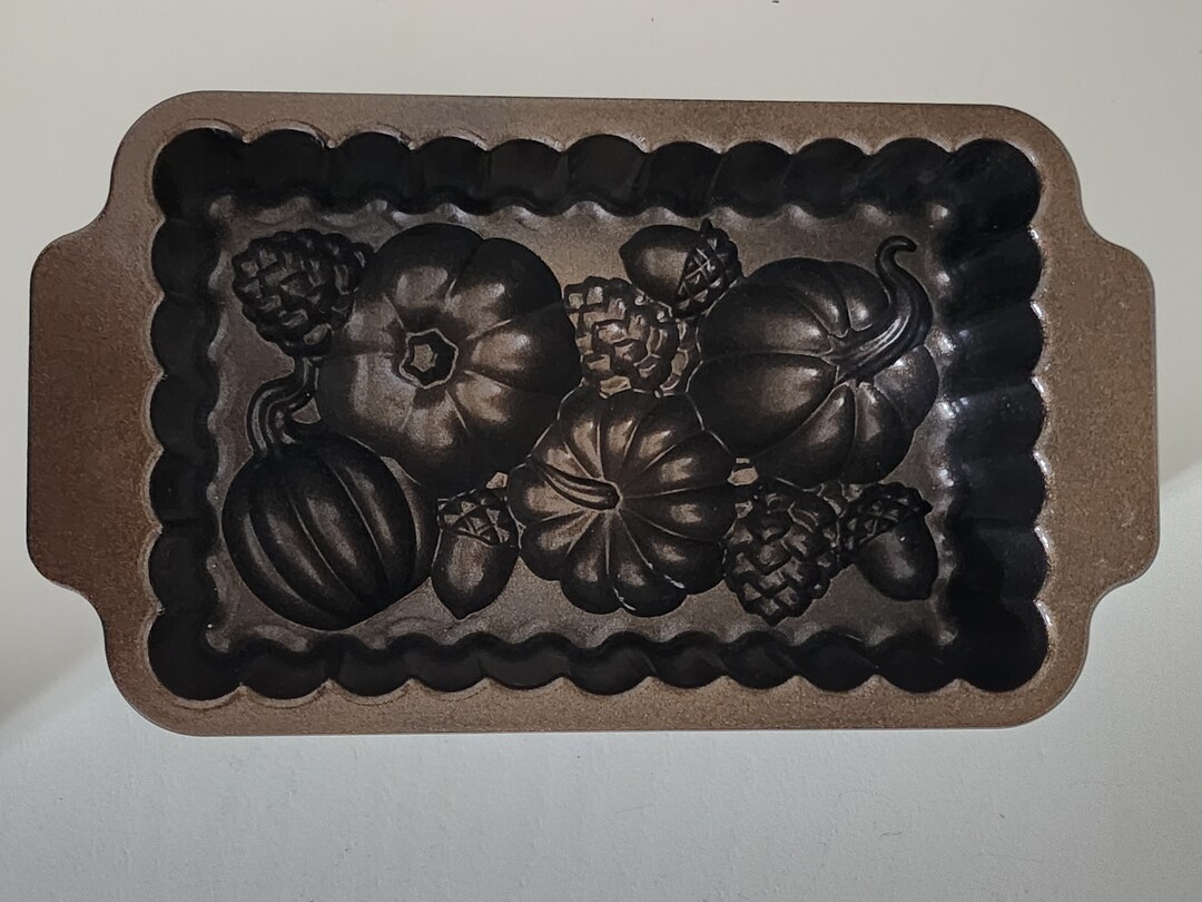 Nordic Ware Harvest Bounty Loaf Pan Fall /thanksgiving 6 Cup Etsy