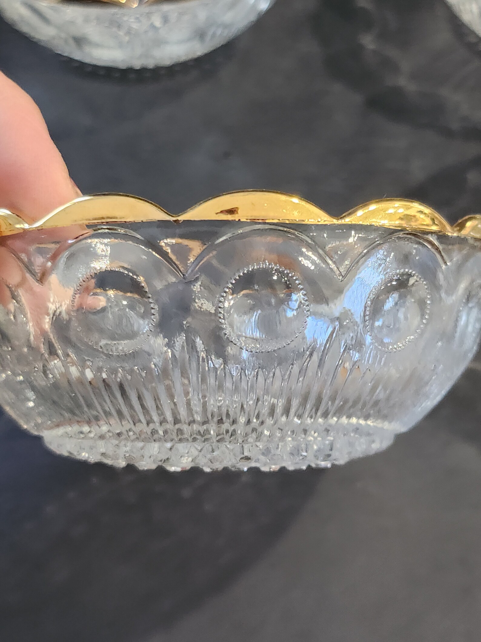 Set of 5 Vintage Bartlett and Collins St Genevieve Manhattan Pattern ...