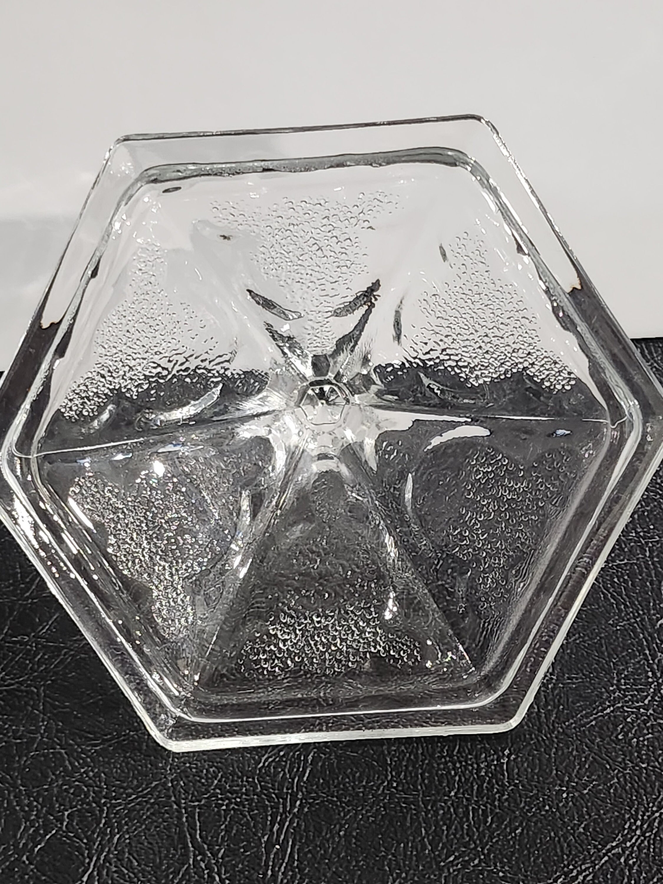 Indiana Glass Tiara Exclusive Eagles and Stars Vintage Covered