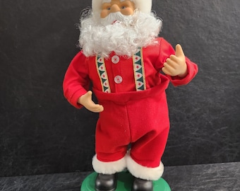 Holiday Collections Animated Dancing and Singing Santa /Musical/ Vintage Christmas Decoration