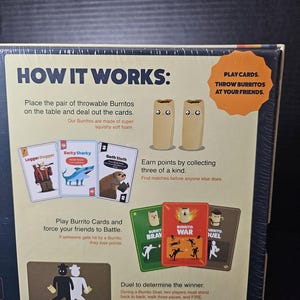 New Sealed Throw Throw Burrito By Exploring Kittens A Dodge ball Party Card Game image 4