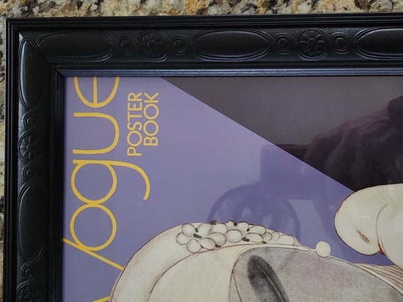 Vogue Poster Book Art in Art Nouveau Style Black Frame 17