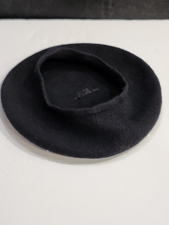 Vintage Rare Find 100% Wool Beret Made in Hong Ko… - image 8