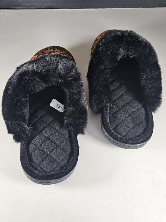 Totes Toasties Women's Memory Foam Cheetah Print … - image 9