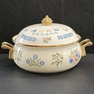 Lincoln Ware Porcelain Covered Steel Cookware Beautiful New!