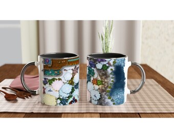 Fantasy Winter Retreat Ceramic Mug, Coffee Mug, Dishwasher Safe