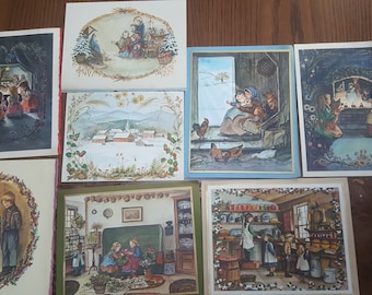 1980年代ヴィンテージ ターシャ・テューダー クリスマスホリデー