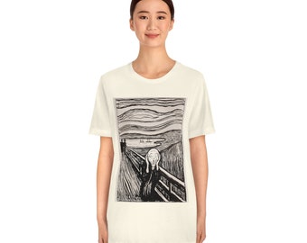 Edvard Munch The Scream Shirt - aesthetic shirt, aesthetic clothing, artsy shirt, munch shirt, the scream t-shirt, art tshirt, art clothing