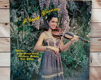 1978 Vintage J'Anna Jacoby Vinyl Record, Blossoms, Violinist to Rod Stewart,  Unopened, Original Plastic, Old Time Fiddle Music, Bluegrass