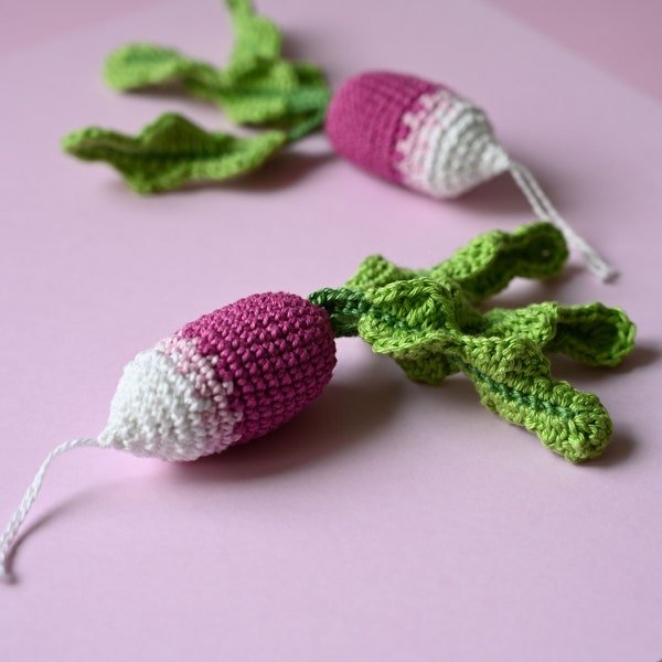 Crochet Radish Etsy