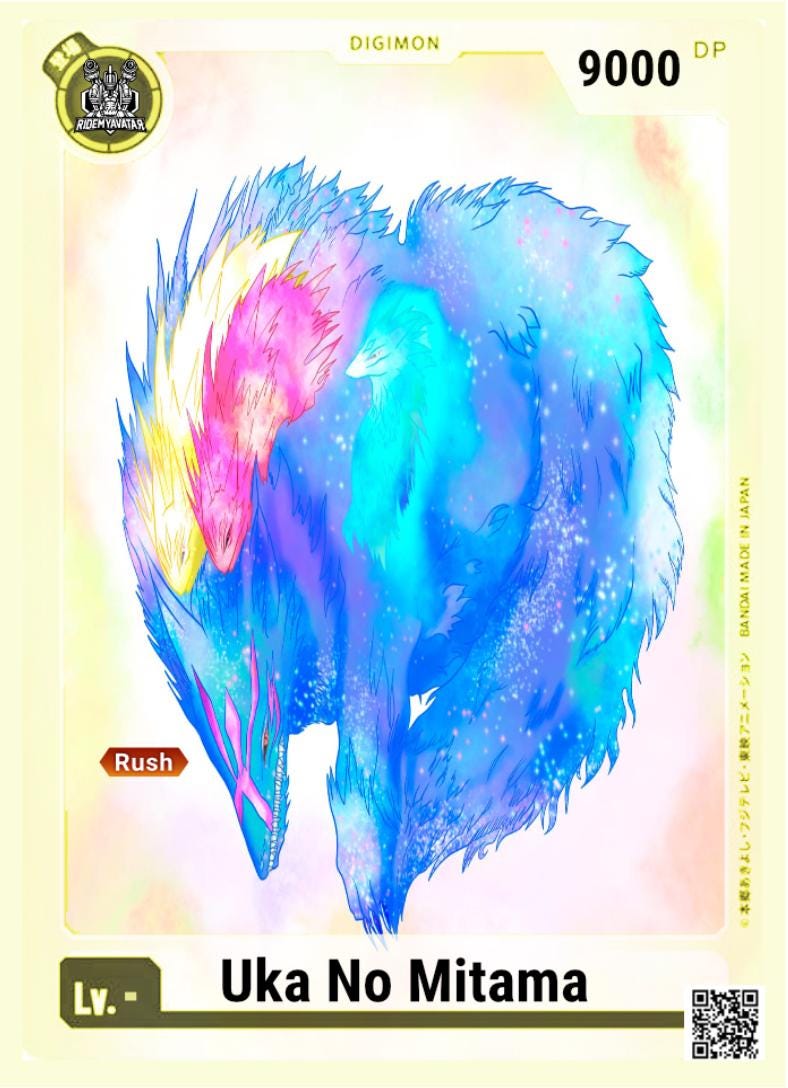 Digimon Token | Uka No Mitama | Sakuyamon | Release 2.5 Digimon Card ...
