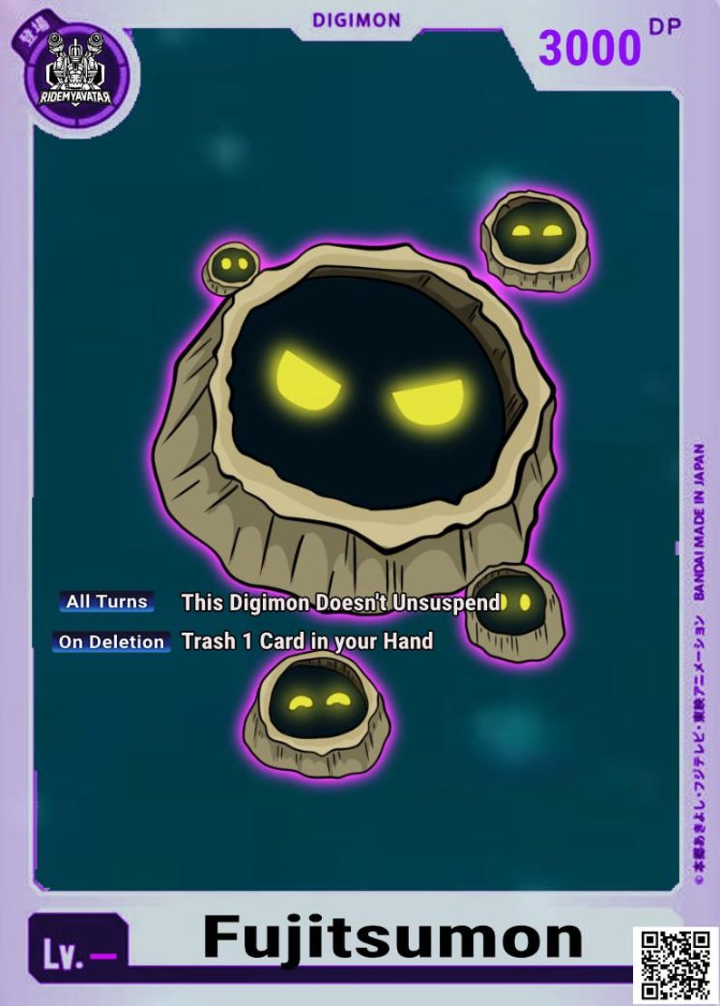 Digimon Token | Fujitsumon | Octomon | Digimon Card Game EX-05 Animal ...