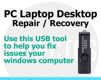PC Laptop & Desktop Fix and Repair USB 32bit 64bit Compatible Computers