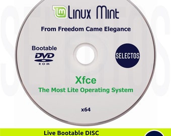 Linux Mint 22.3 Bootable Disc - Zena Xfce Edition.