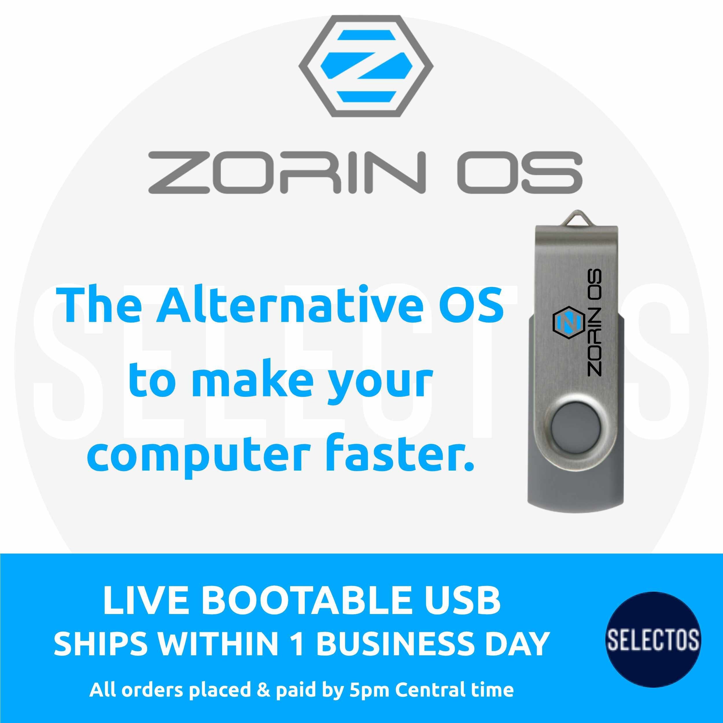 Zorin 16.1 Lite Edition 16gb USB Boot / USB Linux 64bit - Etsy