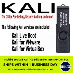 Kali Linux 2026.1 - Multi-boot USB - Live boot, VMware, and VirtualBox Editions