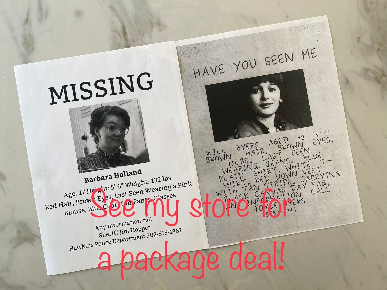 Stranger Things Missing Poster Barbara Holland -  in 2023