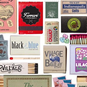 Matchbook Poster Canva Template Digital Download - Romantic sentimental gift for any occasion
