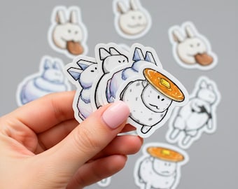 Gubby Plush Forsaken Inspired Funny Stickers | 5 Stickers