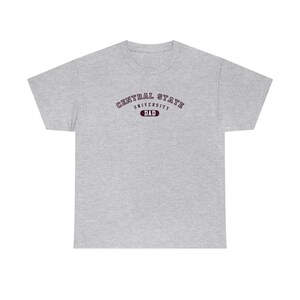 CENTRAL STATE Dad Tee Shirt Tshirt CSU University Crewneck Marauders Wilberforce