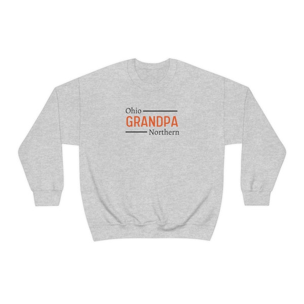 OHIO NORTHERN Grandpa Sweatshirt University Polar Bears Gameday Students Fans Alumni Sports Grandparent