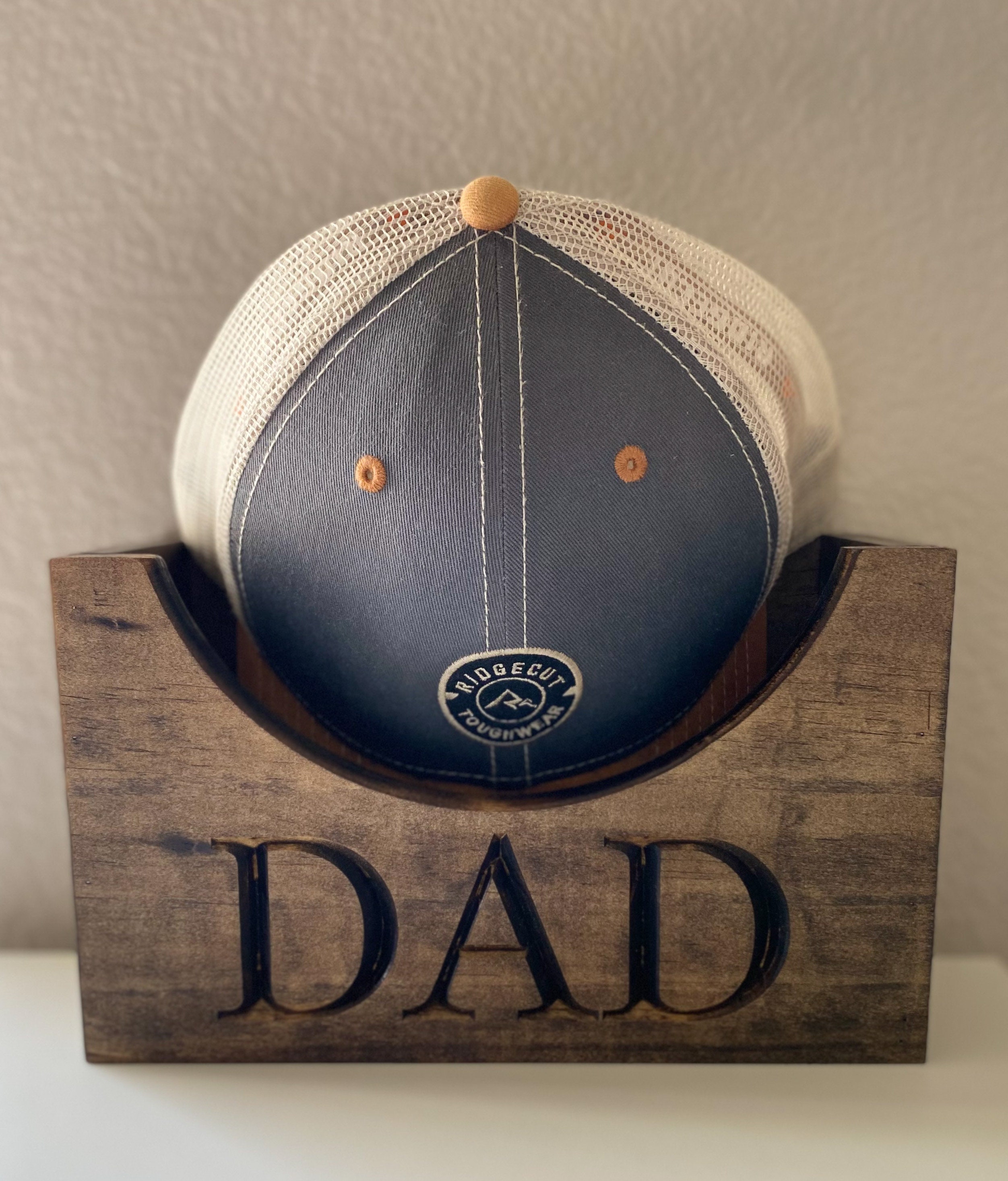 Wooden Hat Holder, Wood Hat Box, Baseball Hat Holder, Cap Organizer, Cap Stand, Personalized Hat Holder, Father&#39;s Day Gifts, Gift for Dad