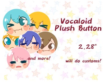 Vocaloid plush badges || wave 1