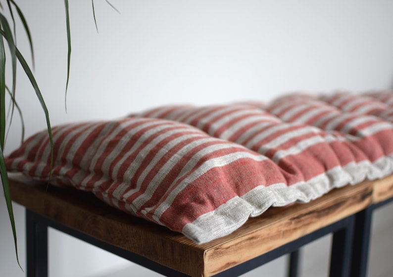 Custom Tufted Bench Seat Cushion Window Seat Cushion Porch Etsy