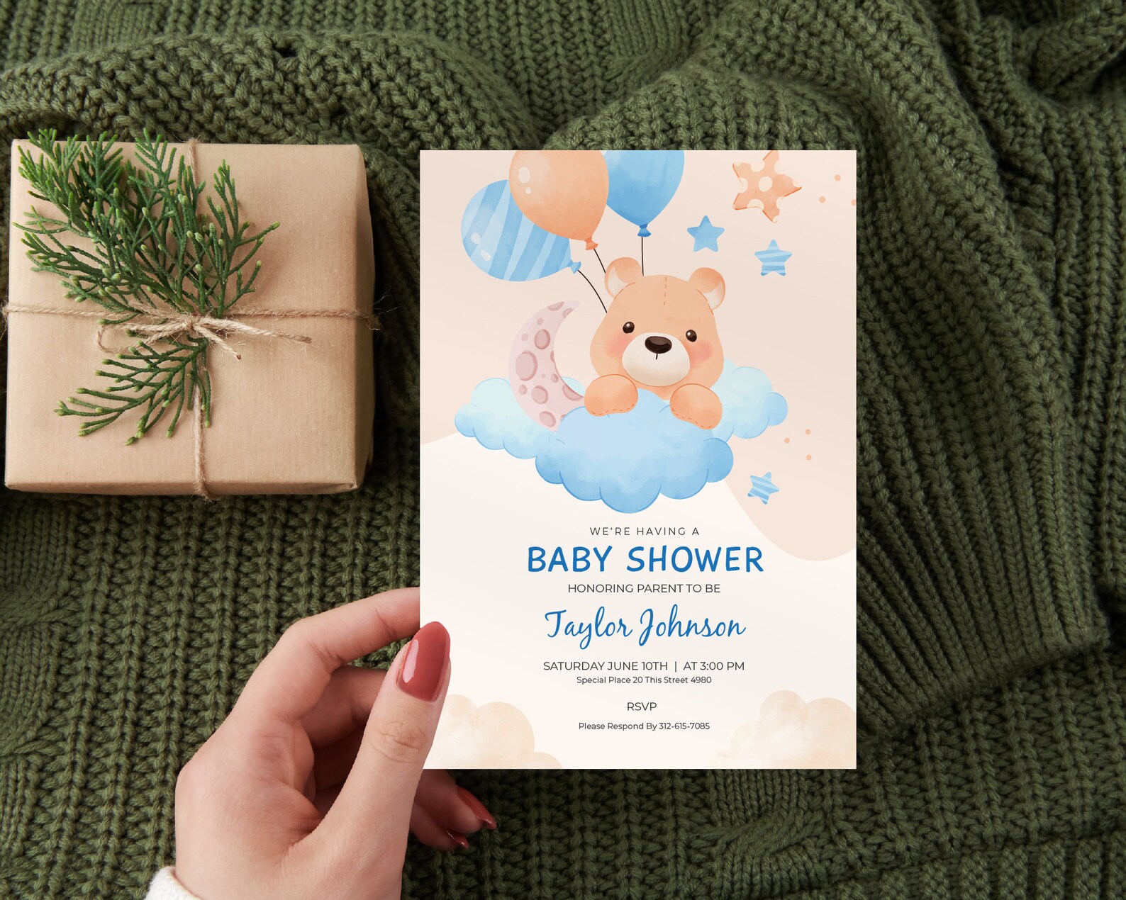 Editable Baby Shower Celebrate Printable Baby Shower Etsy