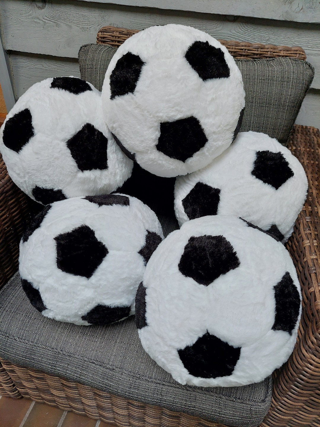 OVERSIZED Plush Soccer Balls, Super Soft Soccer Ball Pillow, Soccer