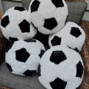 OVERSIZED Plush Soccer Balls, Super Soft Soccer Ball Pillow, Soccer Ball, Soccer Gifts, Sports Pillows, Senior Soccer Gift, Team Gift