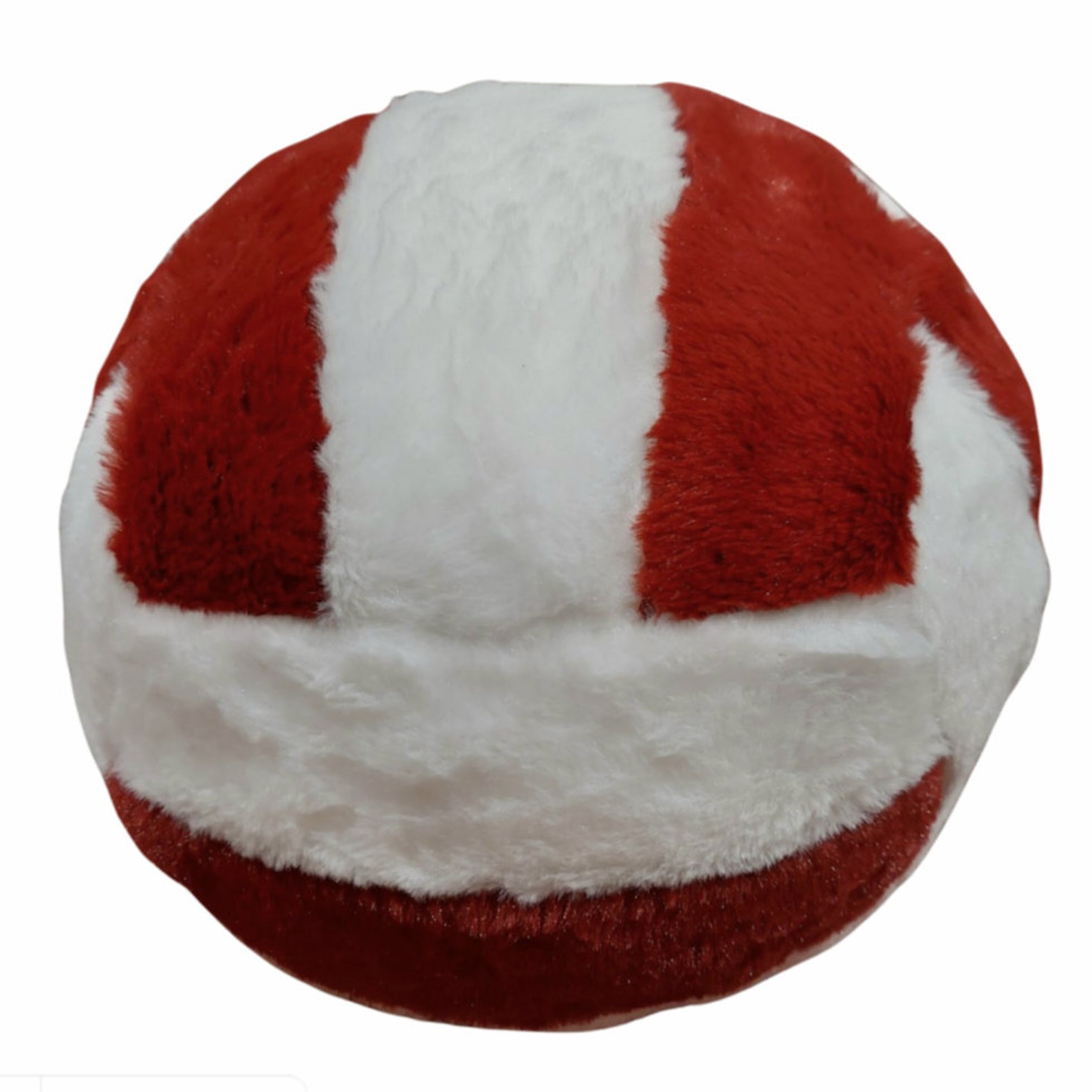 Plush Volleyball Toy - Soft Stuffed Volleyball Pillow For Kids, Fluffy Mini Volleyball For Play & Decor