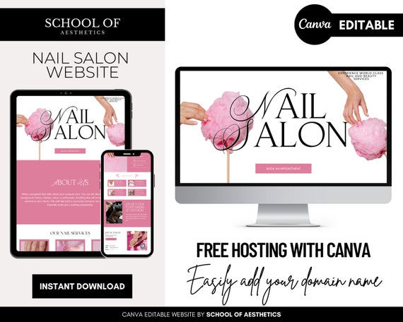 Website – Website – Printing for Nails Salon