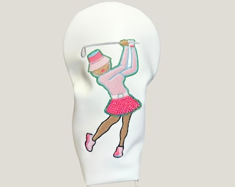 Funda personalizada para driver con incrustaciones de joyas (haz clic en "añadir personalización" para ver más opciones de artículos).