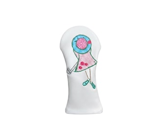 Funda híbrida Bejeweled Lady and her clubs (tenga en cuenta que la funda es blanca)