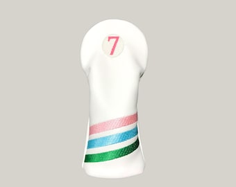 Funda para la cabeza híbrida de tres rayas *Tenga en cuenta que la funda es blanca*