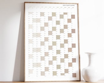 Giant 2024 Wall Calendar | 2024 Large Wall Planner | Annual Planner | Yearly Planner | Monthly Planner | 2024 Vertical Planner, Neutral