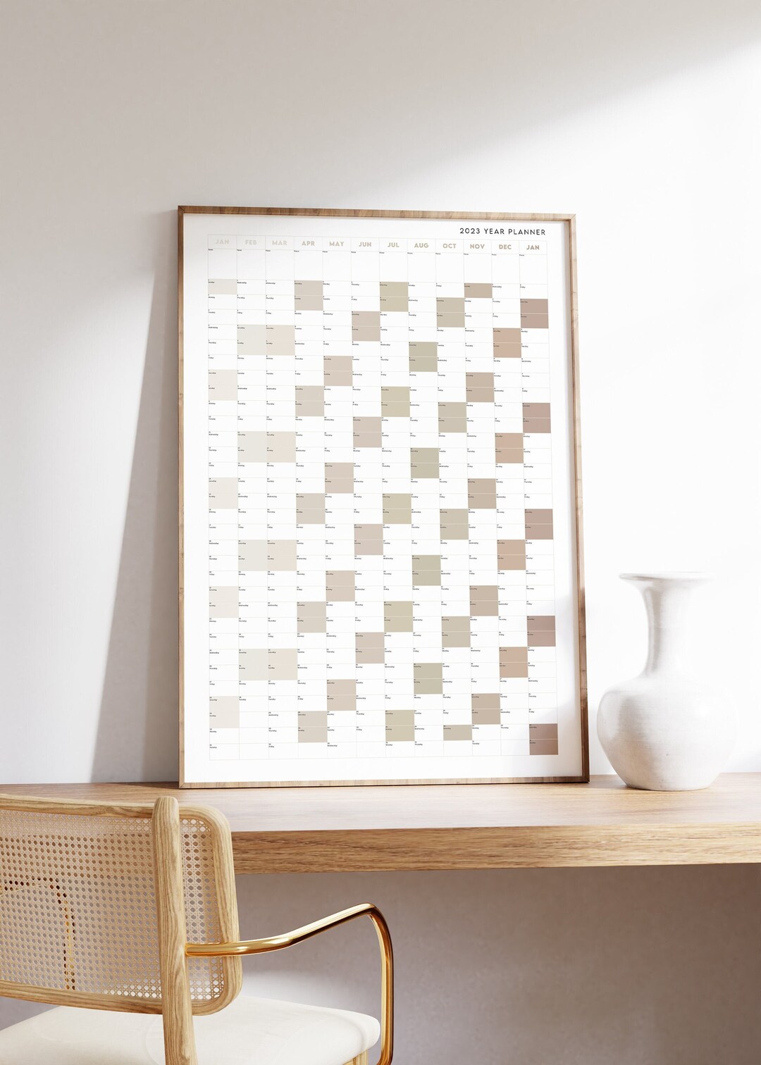 Giant 2024 Wall Calendar 2024 Large Wall Planner Annual Planner Yearly ...