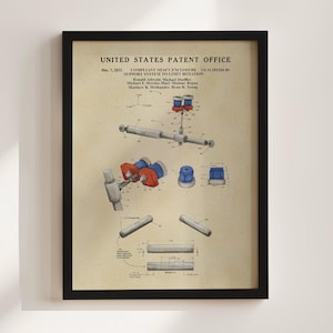 Shaft Enclosure Support System Patent Print (2021)