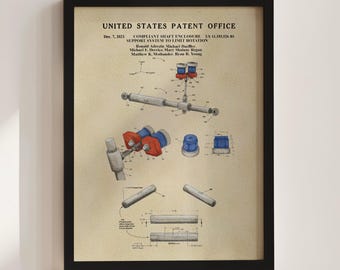 Shaft Enclosure Support System Patent Print (2021)