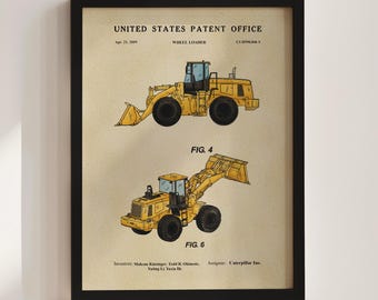 Impresión de patente de cargadora de ruedas (2009)