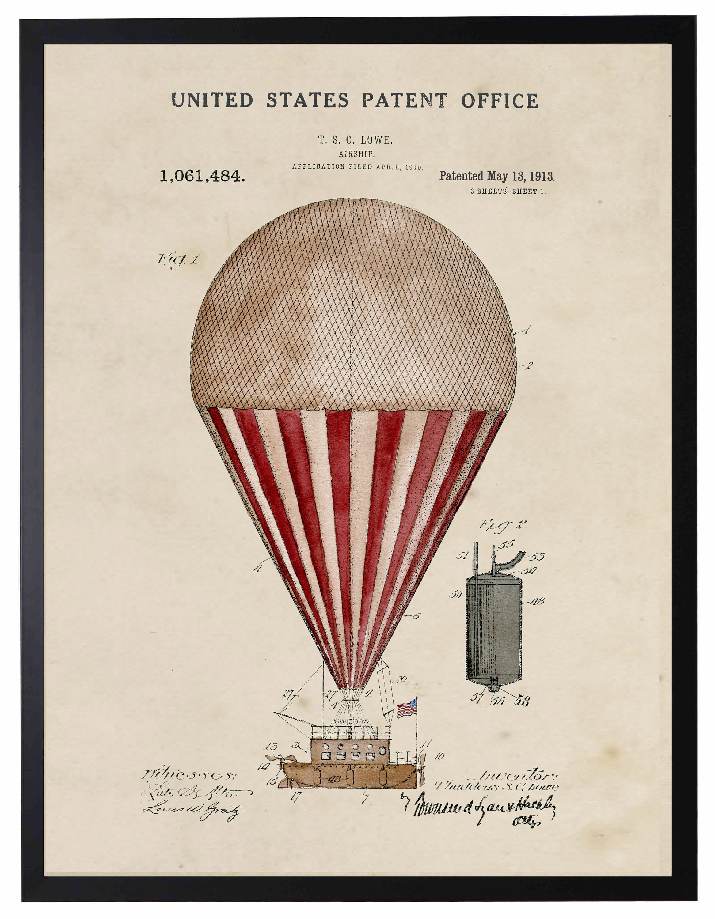 Red Hot Air Balloon Patent