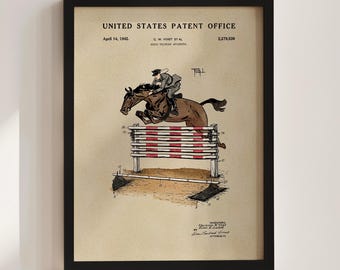Horse Training Apparatus Patent Print (1942)