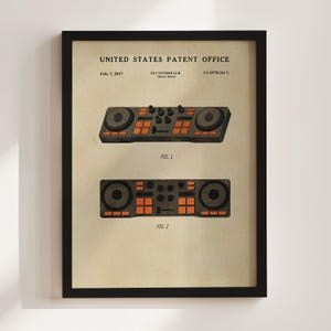 DJ Controller Patent Print (2017)