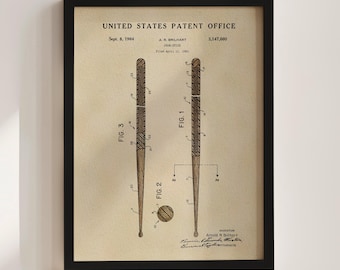Drumsticks Patent Print (1964)