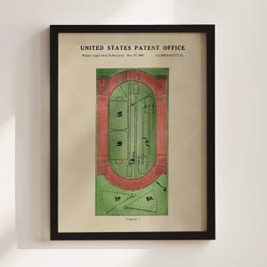 Running Track Patent Print (2005)