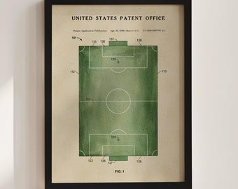 Soccer Field Patent Print (2008)