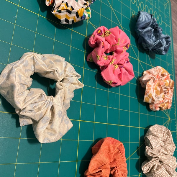 Handmade scrunchies