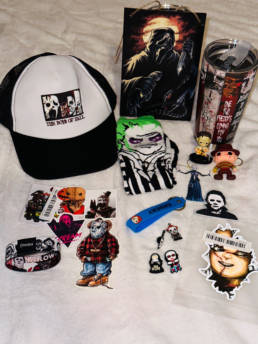 Horror Mystery Box Horror Fans horror Bundle Halloween Movie Thriller Spooky Tumbler Gift Bag