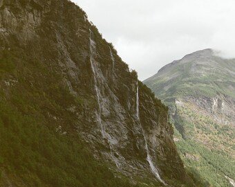 The Fjords 8.5x11 Digital Print of a Film Photo Taken in the Fjords of Norway, Digitally printed onto Premium Luster Photo Paper